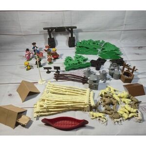 Yogi Bear Jellystone Park Playset -Marx Hanna‎ Barbera Vintage 1962 Rare -